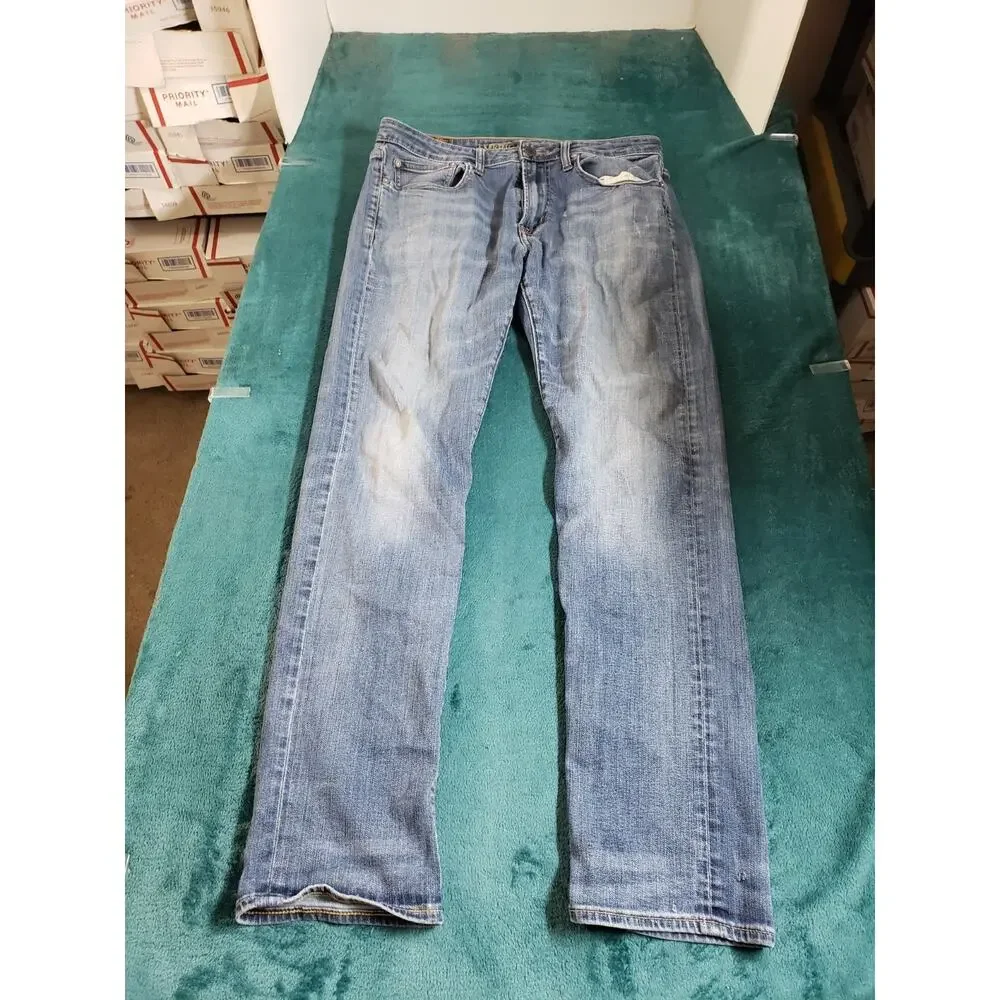 American Eagle Jeans Size 32x32 Mens Blue Pants Stretch Denim Slim Straight